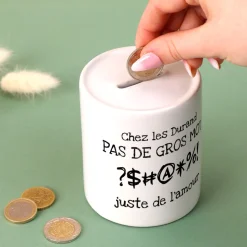 Tirelire personnalisée - Gros mots