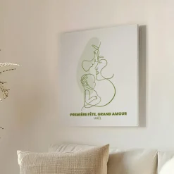 Toile canva personnalisée - Naissance d'un lien