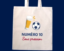 Tote bag personnalisé - Apéro Foot