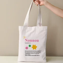 Tote bag personnalisé - Définition Nounou