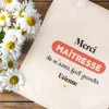 Tote bag personnalisé - Fin d'année scolaire