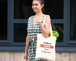 Tote bag personnalisé - Fin d'année scolaire
