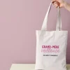 Tote bag personnalisé - Grand mère-veilleuse