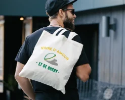 Tote bag personnalisé - Passion Rugby