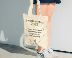 Tote Bag Personnalisable - Mes Résolutions - 100% coton naturel