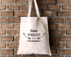 Tote bag Personnalisable - Je suis super - 100% coton naturel