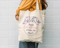 Tote bag personnalisable - Collection Première Fête des Mères