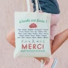 Tote bag Personnalisable - L'école est finie - 100% coton naturel