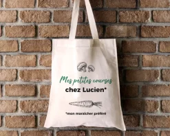 Tote Bag Personnalisable - Mes petites courses - 100% coton naturel