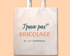 Tote bag personnalisable - J'peux pas j'ai bricolage