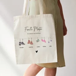 Totebag personnalisé - Famille Chaussures