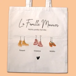 Totebag personnalisé - Famille Chaussures