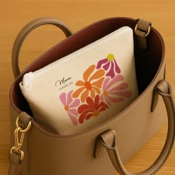 Trousse en coton personnalisée - Botanique
