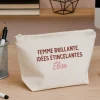 Trousse en coton personnalisée - Message