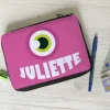 Trousse monstre rose avec fournitures