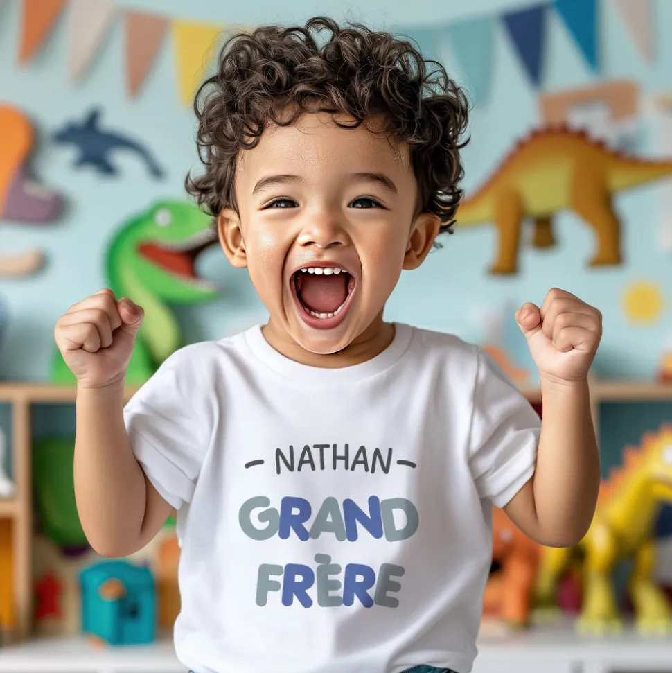 T-shirt enfant personnalisé - Grand frère
