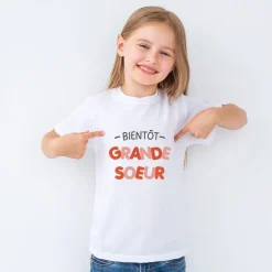 T-shirt enfant personnalisé - Grande sœur