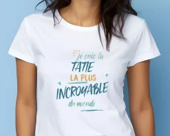 T-Shirt femme personnalisé : La plus...