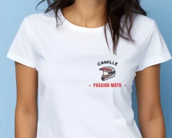 T-shirt femme personnalisé - Passion Moto