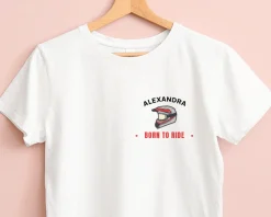 T-shirt femme personnalisé - Passion Moto