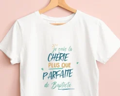 T-Shirt femme personnalisé : Chérie la plus...