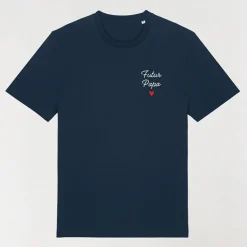 T-shirt homme personnalisé brodé - Coeur