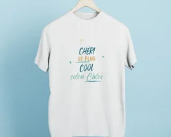 T-Shirt homme personnalisé : Chéri le plus...