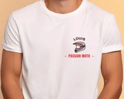 T-shirt homme personnalisé - Passion Moto