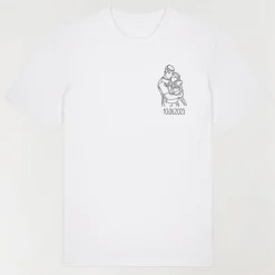 T-shirt homme personnalisé brodé - Photo