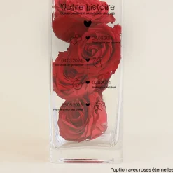 Vase cubique personnalisé - Ligne de Vie