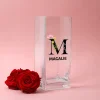 Vase personnalisé cubique - Monogramme