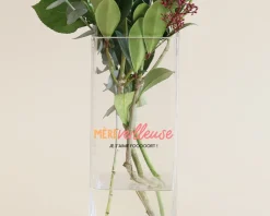 Vase personnalisé cubique - Mère-veilleuse