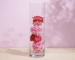 Vase personnalisé cylindrique - Je t'aime