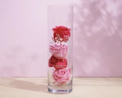 Vase personnalisé cylindrique - Mamie Fleurie