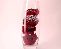 Vase personnalisé ovale - Grand-Mère