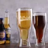 Verre à bière bouteille personnalisé - Prénom signature