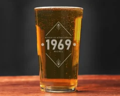 Verre à bière personnalisé anniversaire - Année