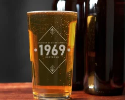 Verre à bière personnalisé anniversaire - Année