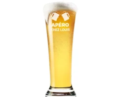 Verre à bière personnalisé flûte - Apéro