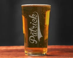 Verre à bière personnalisé pinte - Prénom