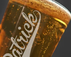 Verre à bière personnalisé pinte - Prénom