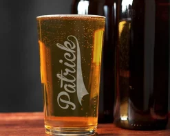 Verre à bière personnalisé pinte - Prénom