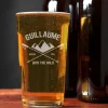 Verre à bière personnalisé prénom - Montagne