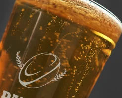 Verre à bière personnalisé pinte - Rugby