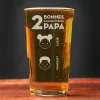 Verre à bière personnalisé papa - Family Circus