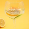 Verre à cocktail personnalisé