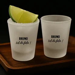 Verre à shooter personnalisé - Message
