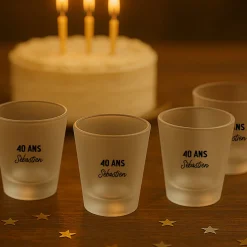 Verre à shooter personnalisé - Message