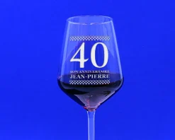 Verre à vin personnalisable anniversaire - Âge