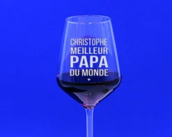 Verre à vin personnalisable - Meilleur Papa